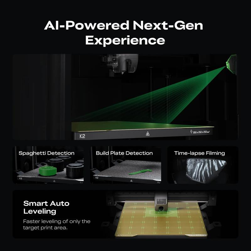 Revolutionize Your Creations with the Creality K2 Combo 3D Printer!