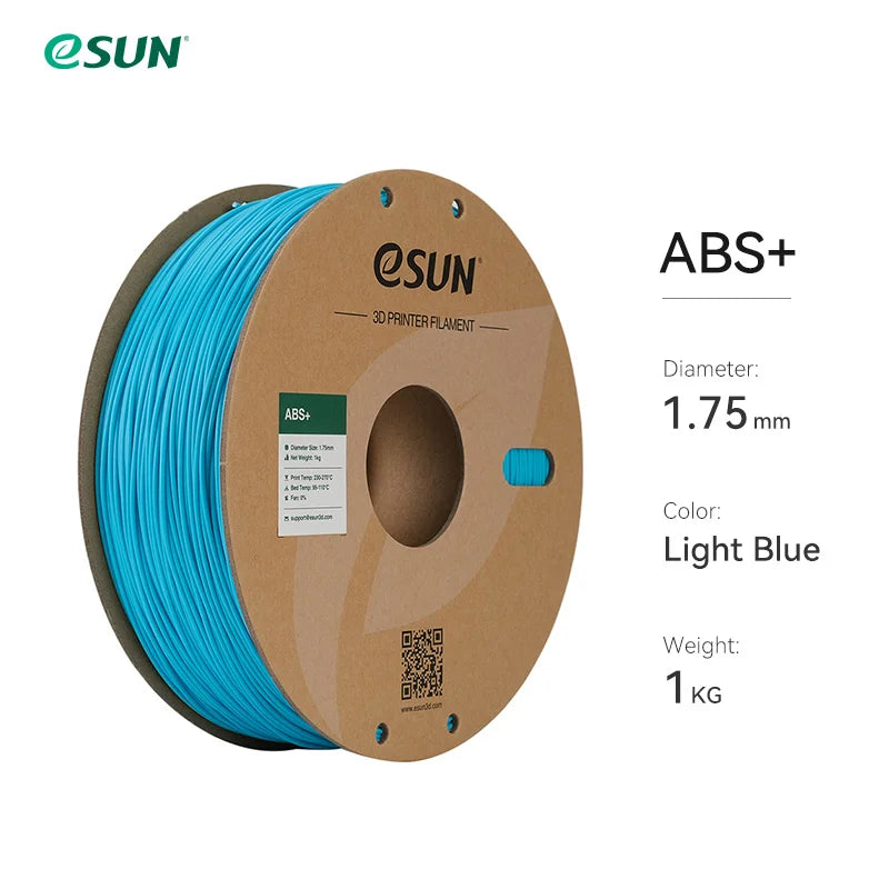 3D Printer Filament 1.75Mm 1KG ABS+ 3D Plastic Printing Filament 2.2 LBS Spool 3D Printing Material for 3D Printer