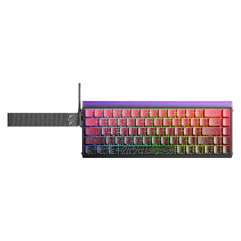 AULA Hero 68 HE 60% Wired Gaming Keyboard - Hall Effect Switches, 8K Hz Polling Rate, RGB Backlit, Customizable Software for PC/Mac Gamers