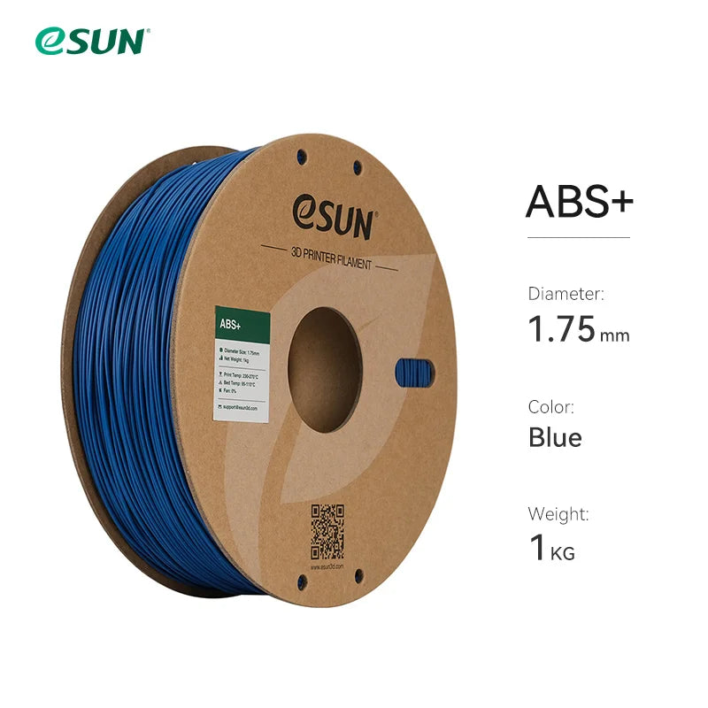 3D Printer Filament 1.75Mm 1KG ABS+ 3D Plastic Printing Filament 2.2 LBS Spool 3D Printing Material for 3D Printer