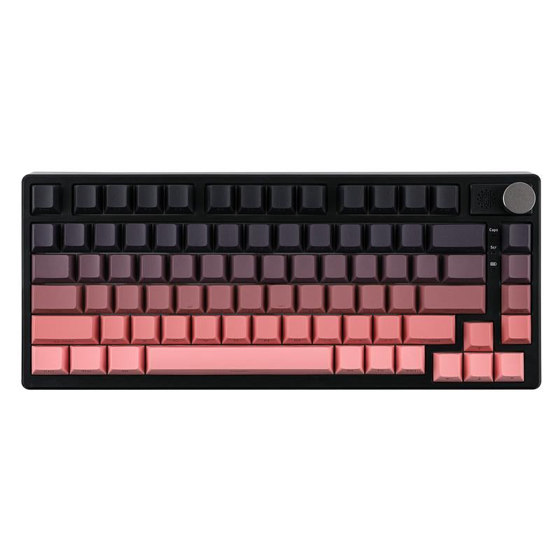 Epomaker HE75 75% Wireless Mechanical Keyboard - RGB Backlight, Metal Knob, Tri-Mode Connectivity for Gaming on Mac/Win