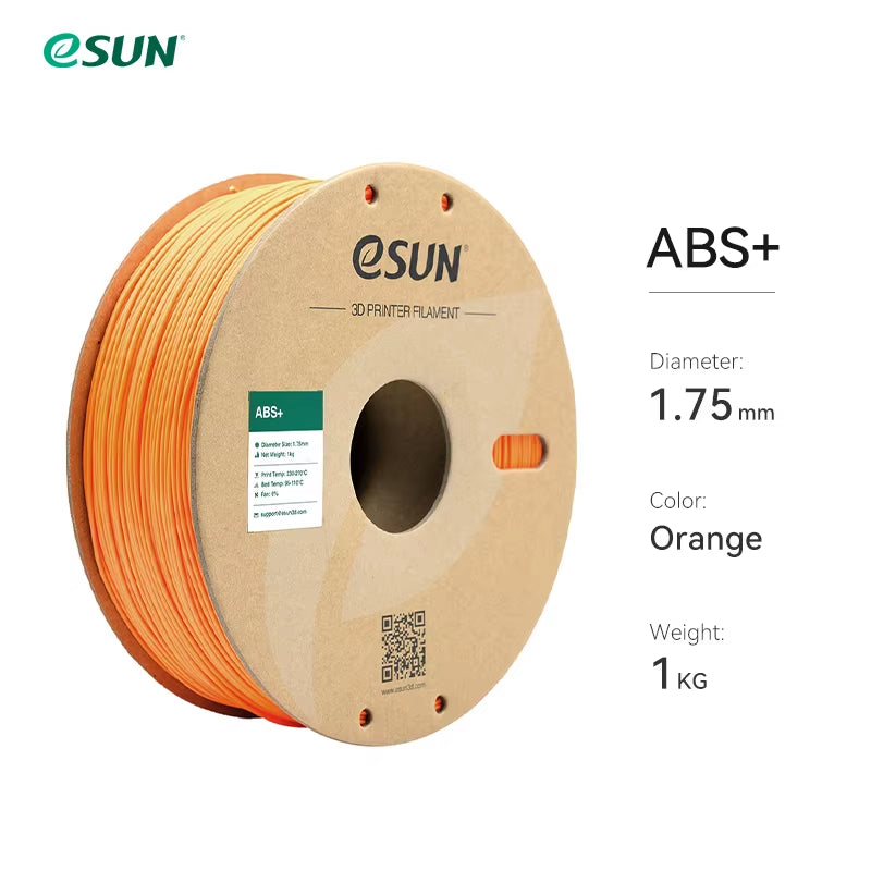 3D Printer Filament 1.75Mm 1KG ABS+ 3D Plastic Printing Filament 2.2 LBS Spool 3D Printing Material for 3D Printer