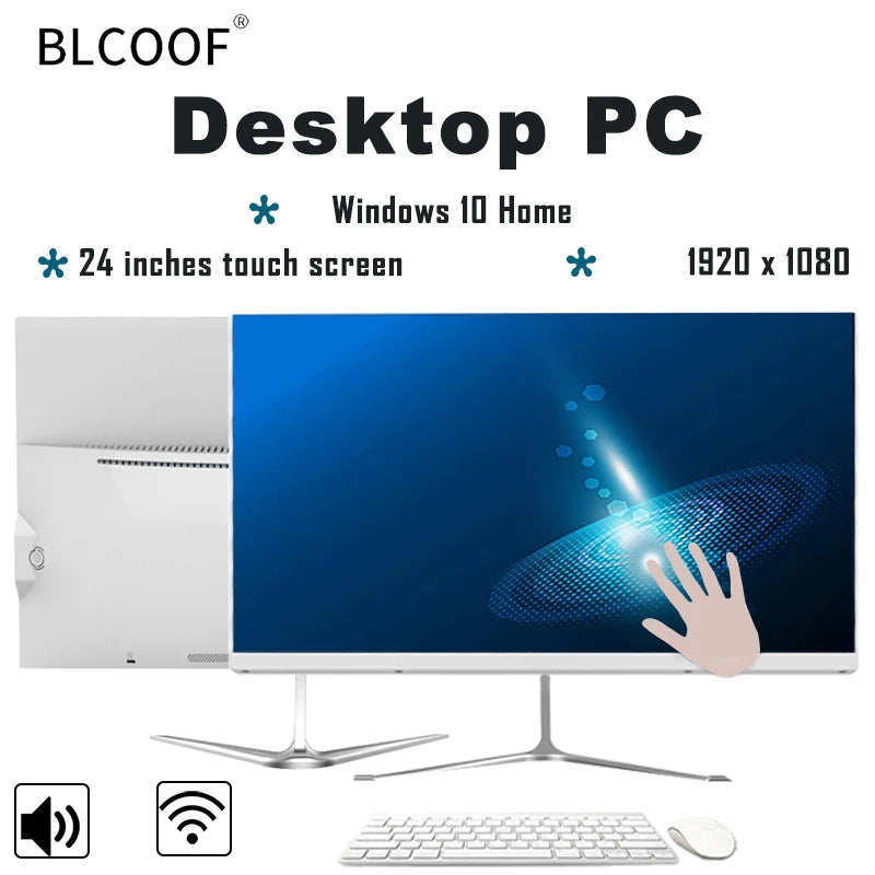 Powerful 24" Touch Screen All-In-One PC - Intel Core i7, 8/16GB RAM, Ultimate Gaming Desktop!