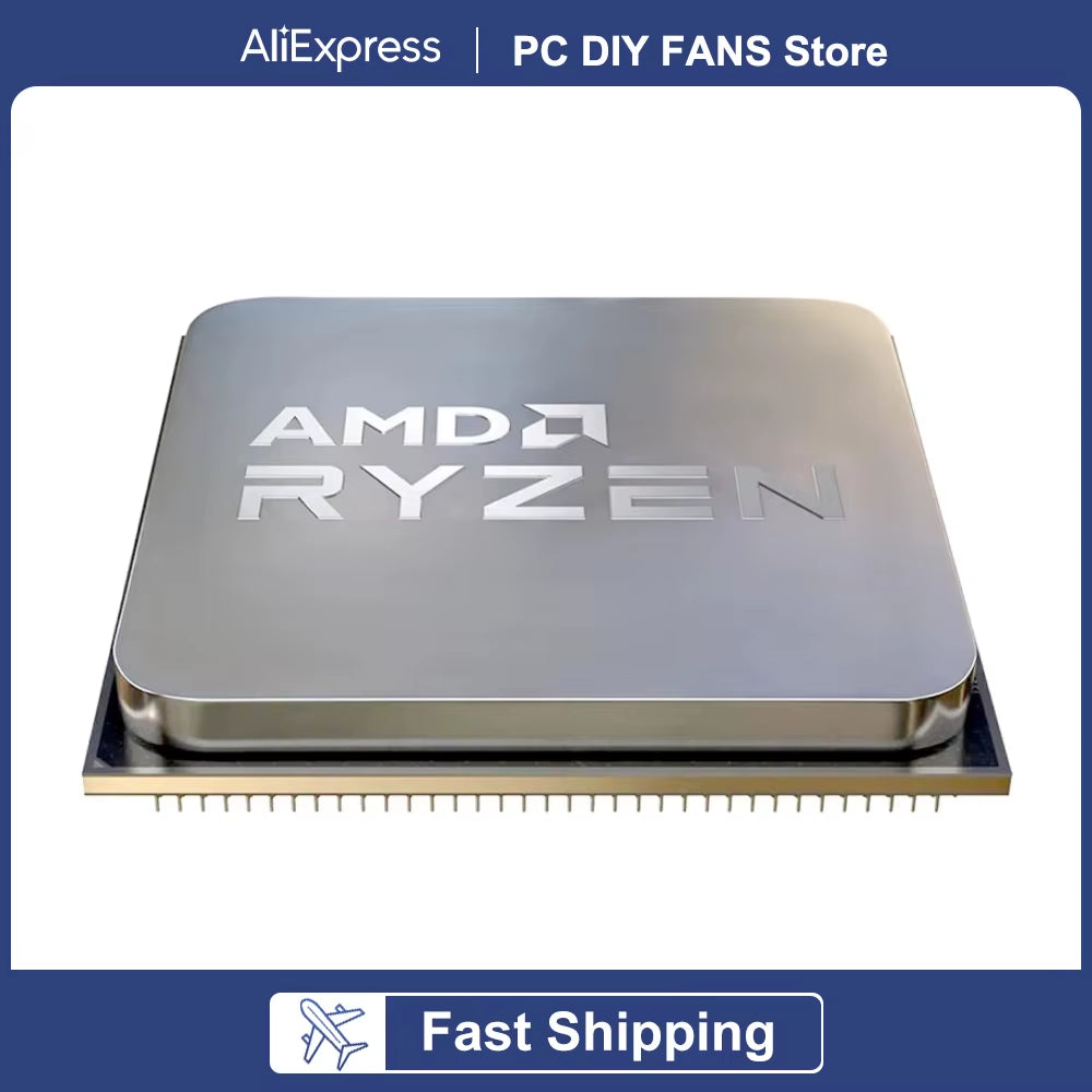 Ryzen 5 5600 6-Core 12-Thread CPU Processor - 3.5 GHz, 7NM, AM4 Socket, DDR4 - New (No Cooler Included)