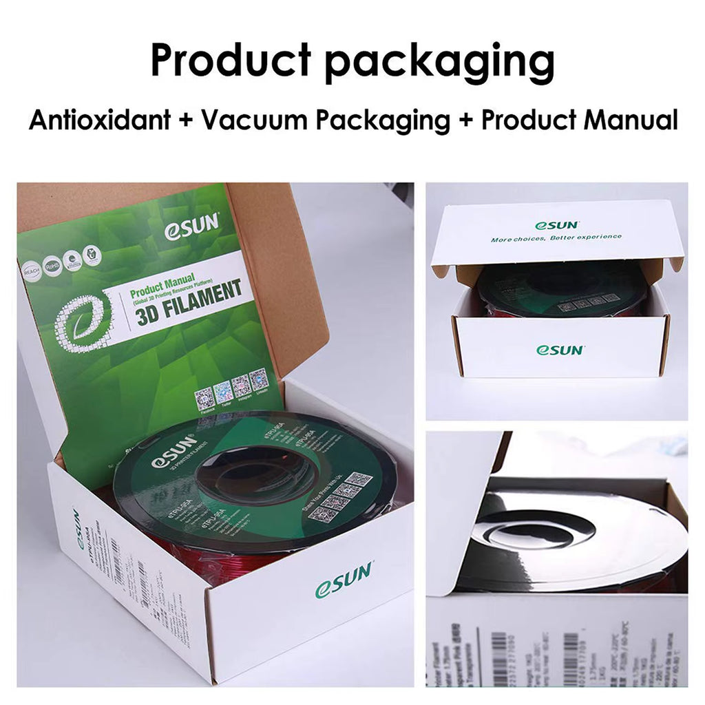 3D Printer Filament 1.75Mm 1KG ABS+ 3D Plastic Printing Filament 2.2 LBS Spool 3D Printing Material for 3D Printer