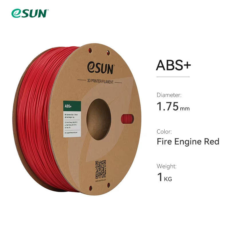 3D Printer Filament 1.75Mm 1KG ABS+ 3D Plastic Printing Filament 2.2 LBS Spool 3D Printing Material for 3D Printer