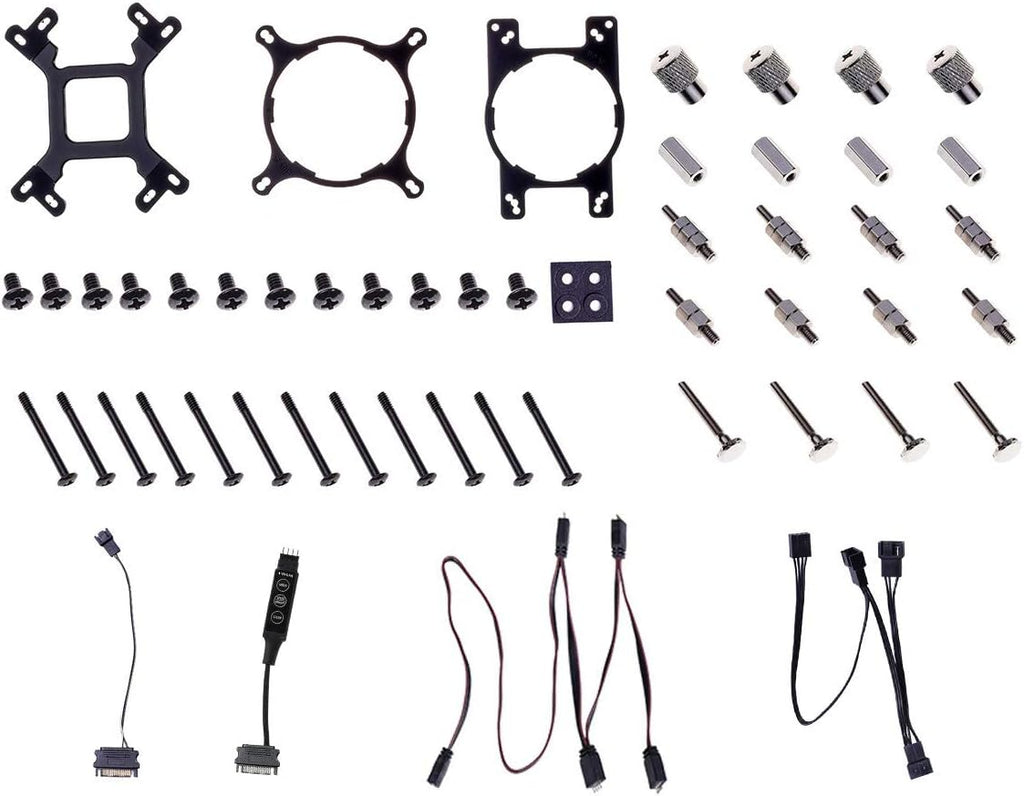 AURAFLOW X 360 RGB AIO Liquid CPU Cooler - 360mm with 3x 120mm RGB Fans for Intel & AMD