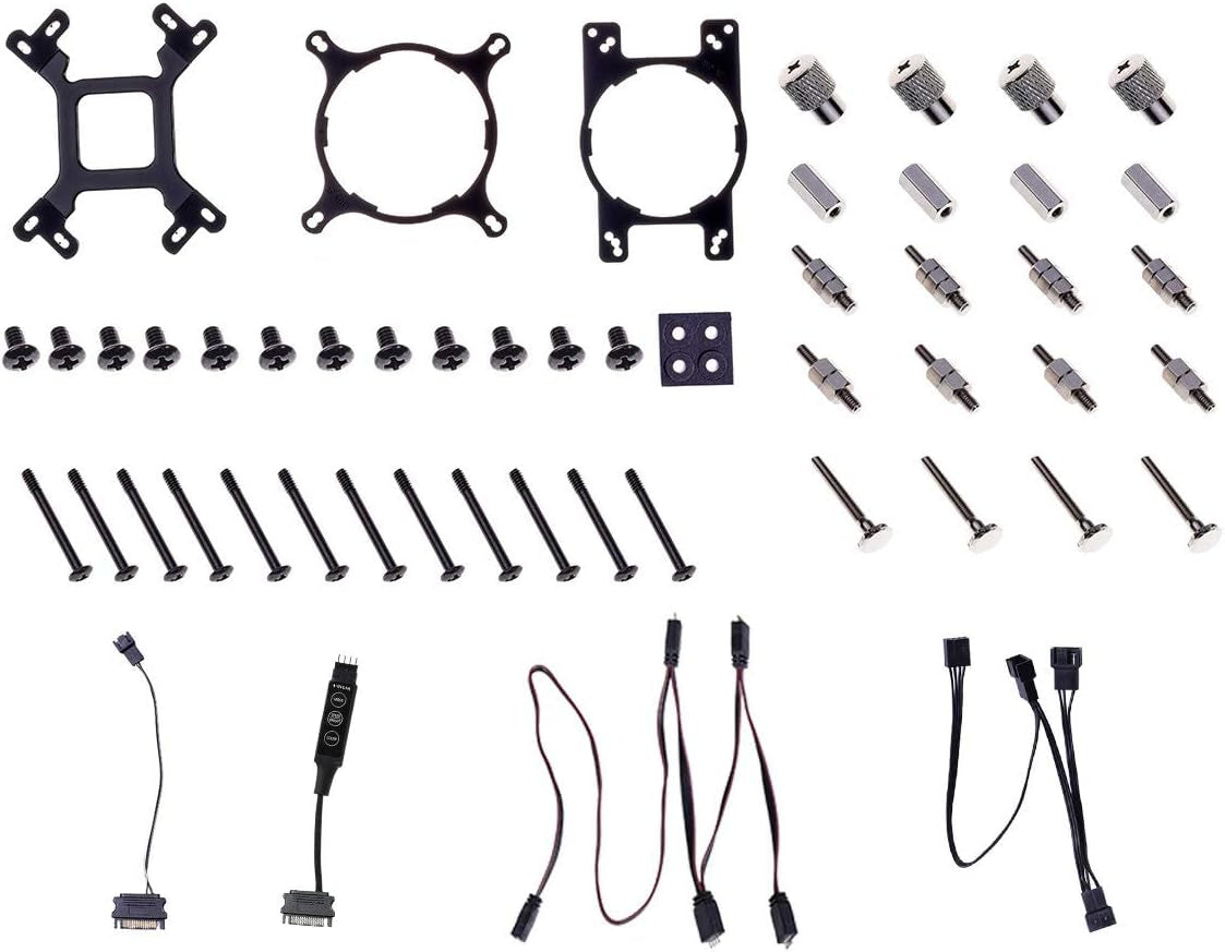 AURAFLOW X 360 RGB AIO Liquid CPU Cooler - 360mm with 3x 120mm RGB Fans for Intel & AMD