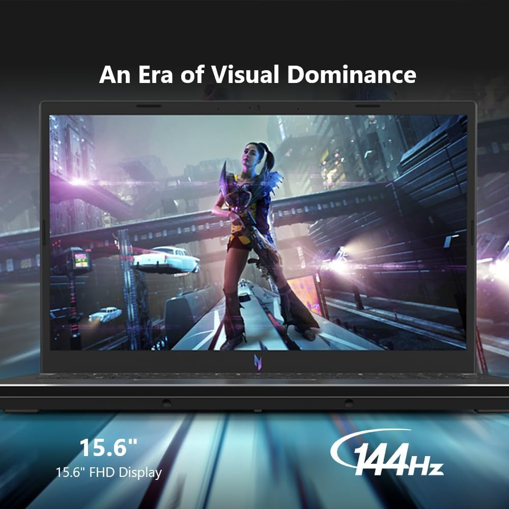 Nitro V 15 Gaming Laptop - Intel i7-13620H, RTX 4060, 15.6" 144Hz FHD, 32GB DDR5 RAM, 1TB SSD, Backlit Keyboard, Windows 11 Pro & Microsoft Office Lifetime License