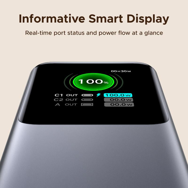 UGREEN Nexode Power Bank 20000Mah 165W with Built-In Retractable USB C Cable Laptop Travel Portable Charger, 100W Input, Fast Charging for Macbook Pro/Air/Iphone 17 16/Ipad Pro/Galaxy S25 Ultra/Dell/Hp and More Tiktokshopblackfriday ,Tiktokshopcybermonday