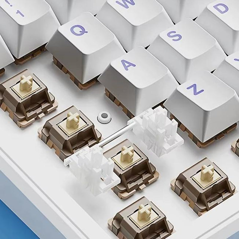 Limited Time Offer: AULA F108 Pro Tri-Mode Wireless Mechanical Keyboard - Hot Swappable RGB, Smart Screen Knob, Full Size 108 Keys, USB-C & Bluetooth 2.4GHz for Gaming & Office!