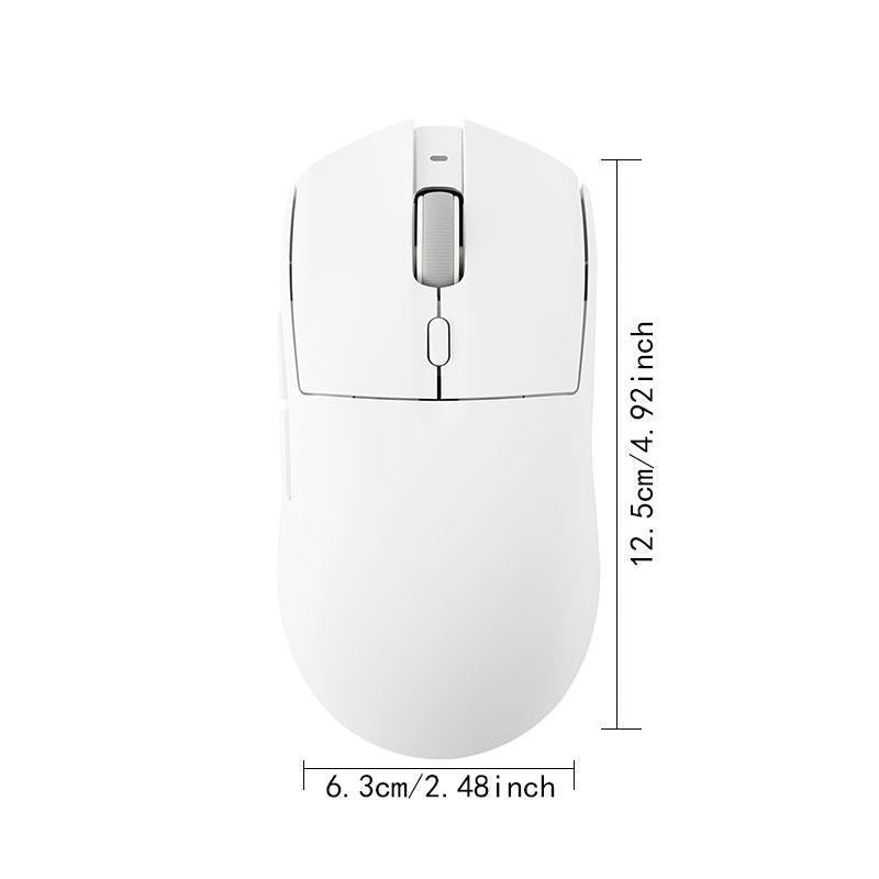AJAZZ AJ139 V2 MC Wireless Mouse New PAW3311 Sensor Low Latency Tir Mode UBS-C+2.4G+BT Advanced Wireless Charging Base Lightweight 66G 1K Return Rate Gaming Mouse 500Ma Long Battery Life Support Multiple Systems Suitable for Esports Games and Office Work