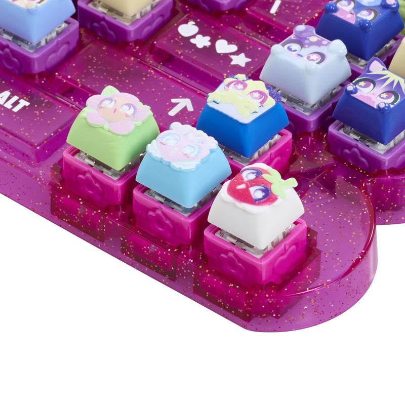 Clickeez Keyboard Mega Pack - Fun Themed Keyboard, 15 Clickeez Figures, and Keychain for Ages 6+!