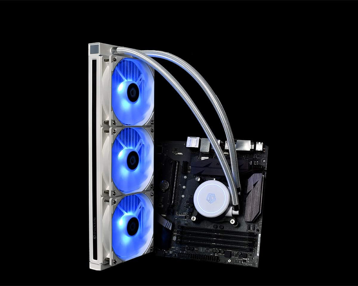 AURAFLOW X 360 RGB AIO Liquid CPU Cooler - 360mm with 3x 120mm RGB Fans for Intel & AMD