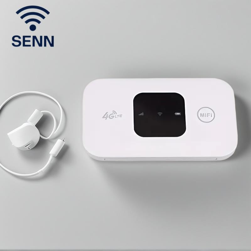 SENN Unlocked Portable WiFi - Lightning-Fast 150Mbps Internet Anywhere, Connect 10+ Devices, Perfect for Work & Travel, Compact Design