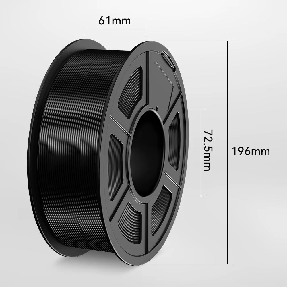 5Rolls ABS/PLAMETA 3D Printer Filament 1.75Mm ±0.02Mm Neatly Wound FDM 3D Printer Materials for 3D Printer 1Rroll/1Kg
