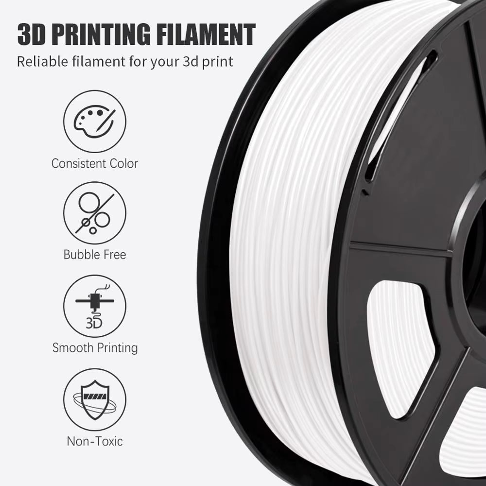 5Rolls ABS/PLAMETA 3D Printer Filament 1.75Mm ±0.02Mm Neatly Wound FDM 3D Printer Materials for 3D Printer 1Rroll/1Kg